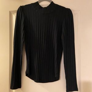 Free People open back tie shirt